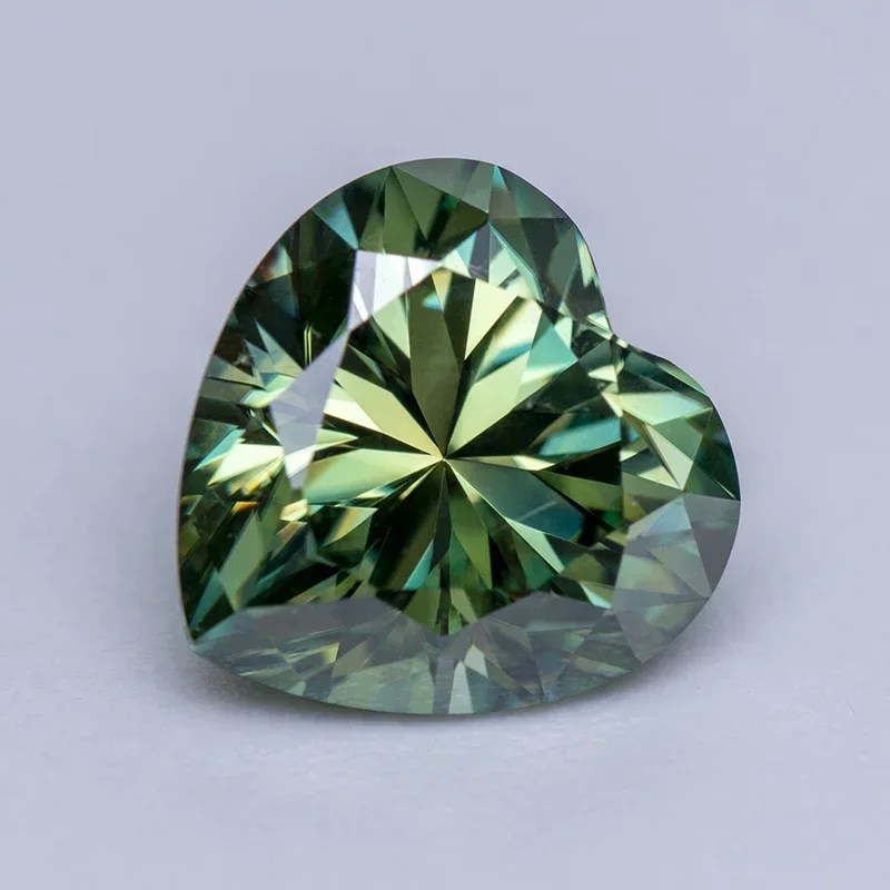 NEW Moissanite Stone Natural Colour Yellow Green Heart Cut Lab Created Diamond Jewelry Making Materials Comes With GRA Certifica
NEW Moissanite Stone Natural Colour Yellow Green Heart Cut Lab Created Diamond Jewelry Making Materials Comes With GRA Certifica