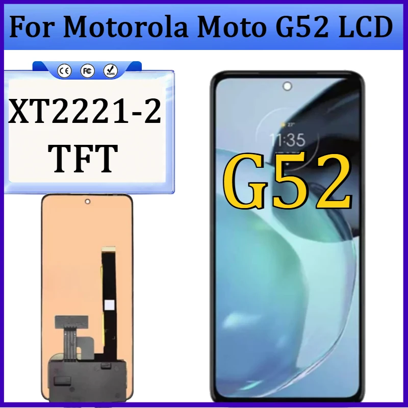 New TFT LCD For Motorola Moto G52 XT2221-2 LCD Display Touch Panel Screen Digitizer Assembly For Moto G52
New TFT LCD For Motorola Moto G52 XT2221-2 LCD Display Touch Panel Screen Digitizer Assembly For Moto G52