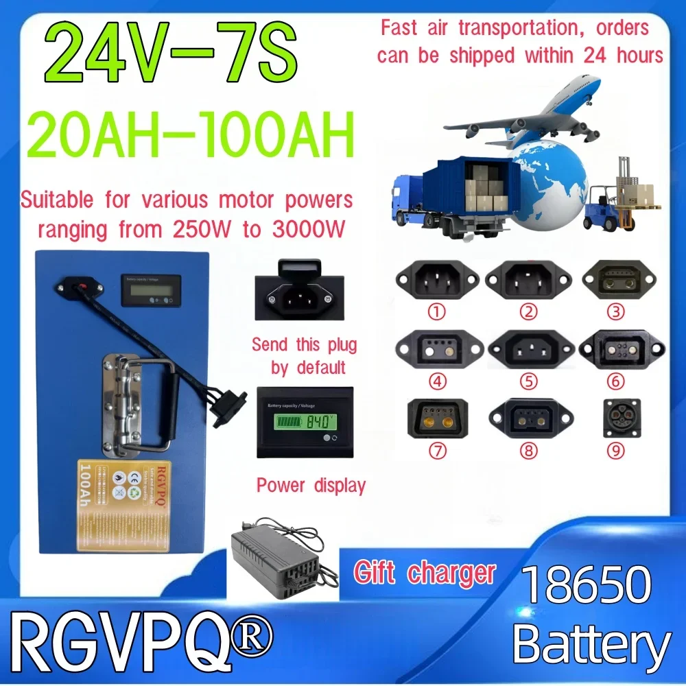 Air fast transportation,24V100AH,Send within 24 hours,18650 lithium battery,Lithium battery pack,Suitable for motors below 3000W
Air fast transportation,24V100AH,Send within 24 hours,18650 lithium battery,Lithium battery pack,Suitable for motors below 3000W