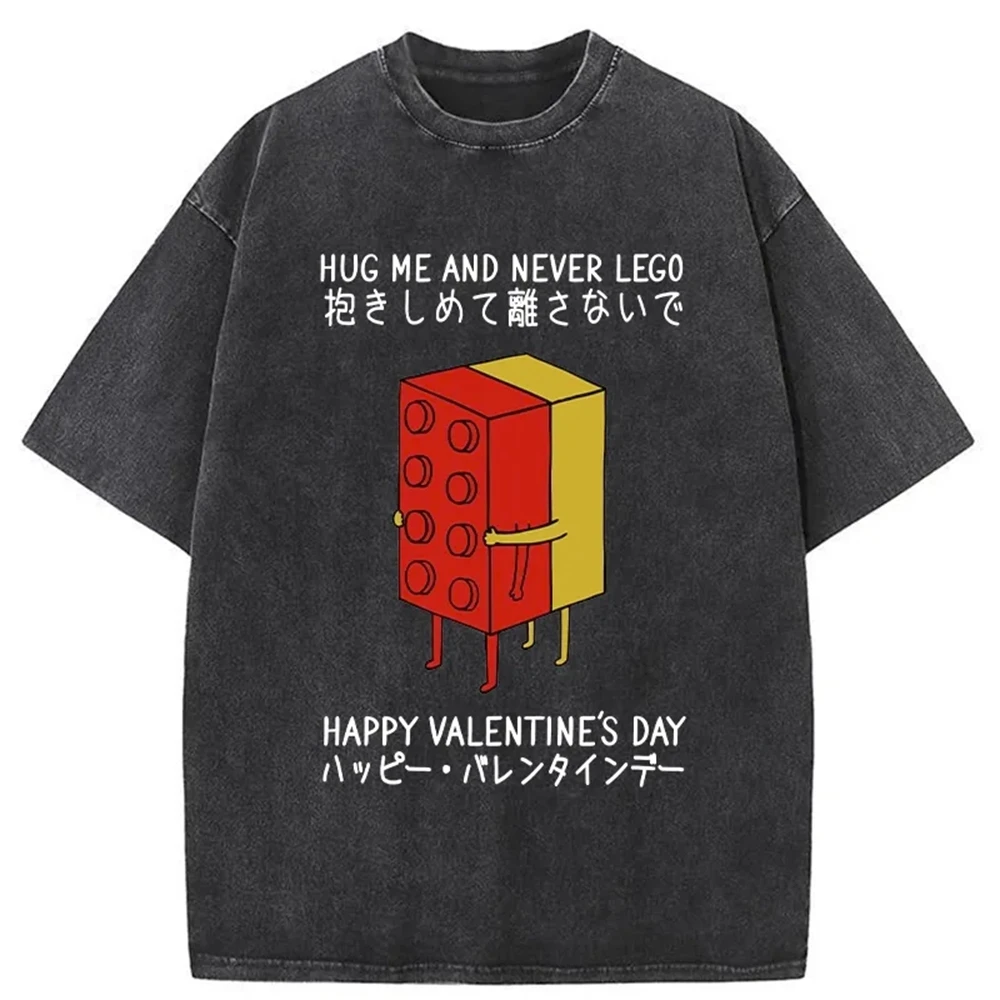 SOVOB Hug Me And Don't Let Go Washed Tee Shirt Homme New Men Clothing short sleeve Round Neck Printing Pullover T-Shirt 25594
SOVOB Hug Me And Don't Let Go Washed Tee Shirt Homme New Men Clothing short sleeve Round Neck Printing Pullover T-Shirt 25594