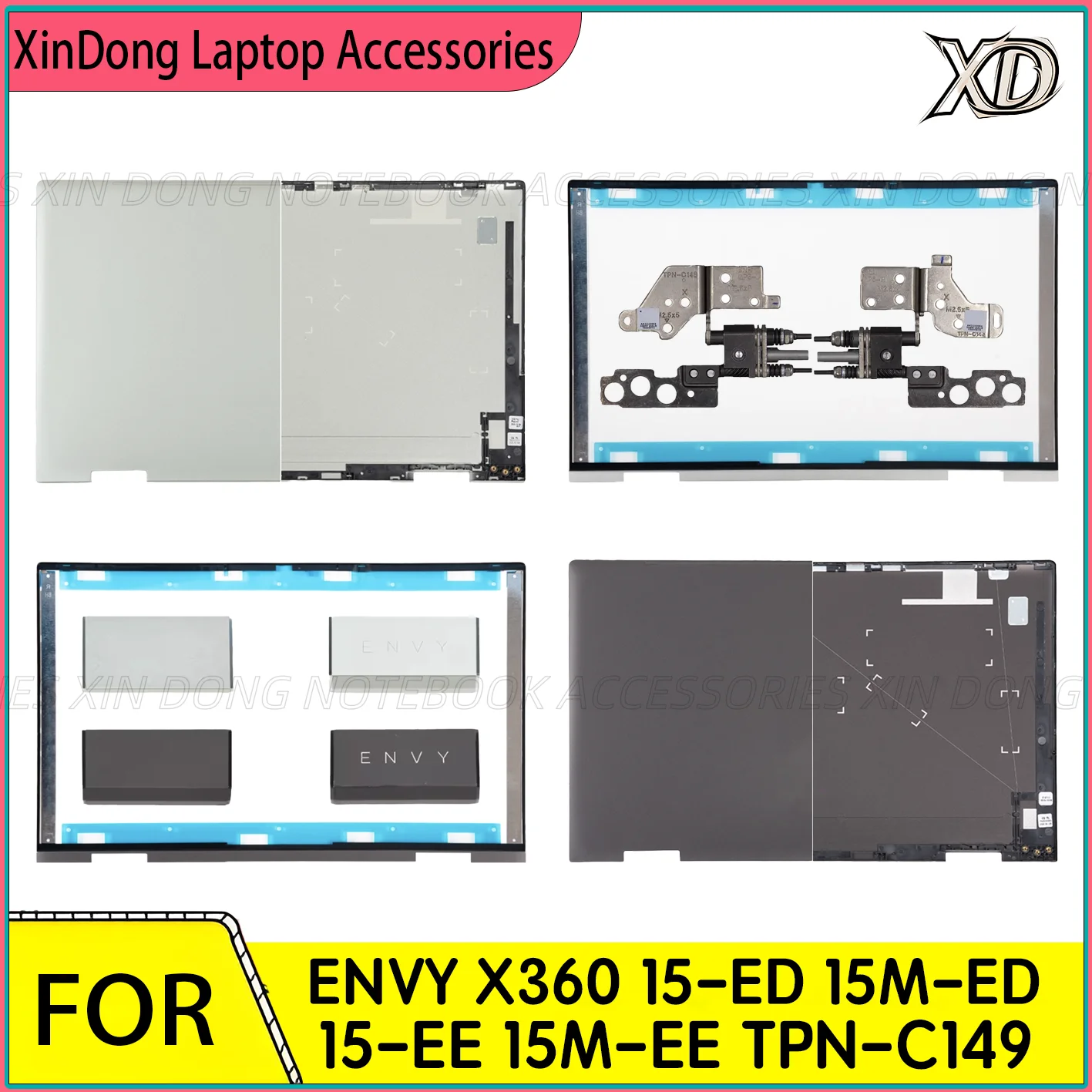 Сменный чехол для ноутбука ENVY X360 15-ED 15M-ED 15-EE 15M-EE TPN-C149, задняя панель/рамка/петвер с ЖК-дисплеем L93204-001 L93203-001
Сменный чехол для ноутбука ENVY X360 15-ED 15M-ED 15-EE 15M-EE TPN-C149, задняя панель/рамка/петвер с ЖК-дисплеем L93204-001 L93203-001