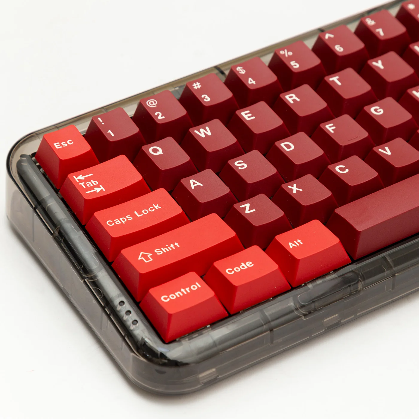 Ham keycap PBT material two-color process bald head original height full set K75 alice 68 98 104
Ham keycap PBT material two-color process bald head original height full set K75 alice 68 98 104