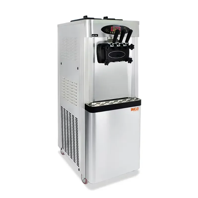 Commercial Hot Sale Ice Cream Machine 3 Flavors Machine for Making Soft Ice-Cream Automatic Soft Ice Cream Making Machine