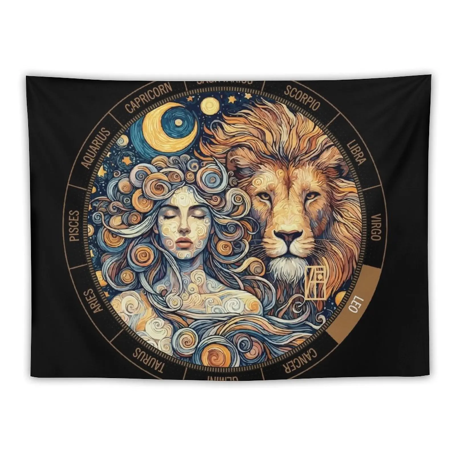 ZODIAC Leo - Astrological LEO - LEO - ZODIAC sign Van Gogh style 4 Tapestry Tapete For The Wall Home Decorations Tapestry
ZODIAC Leo - Astrological LEO - LEO - ZODIAC sign Van Gogh style 4 Tapestry Tapete For The Wall Home Decorations Tapestry
