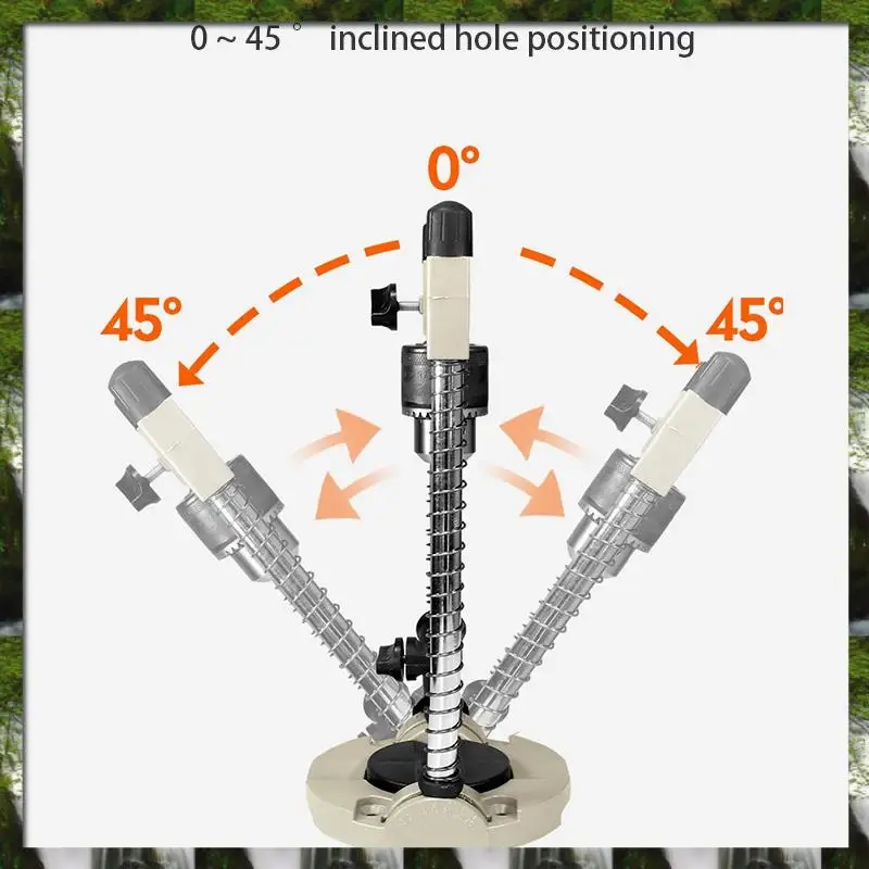 The New Precision 45-90 Degree Angle Adjustable Drill Guide Attachment With Chuck Drill Holder Stand Drilling Guide
The New Precision 45-90 Degree Angle Adjustable Drill Guide Attachment With Chuck Drill Holder Stand Drilling Guide