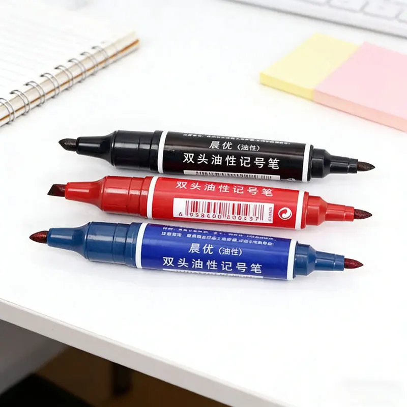 Large-tipped Pens Thick-tipped Marker Pen Black Blue Red with No Color Fading At Both Ends Waterproof Double-tipped Oil-based
Large-tipped Pens Thick-tipped Marker Pen Black Blue Red with No Color Fading At Both Ends Waterproof Double-tipped Oil-based