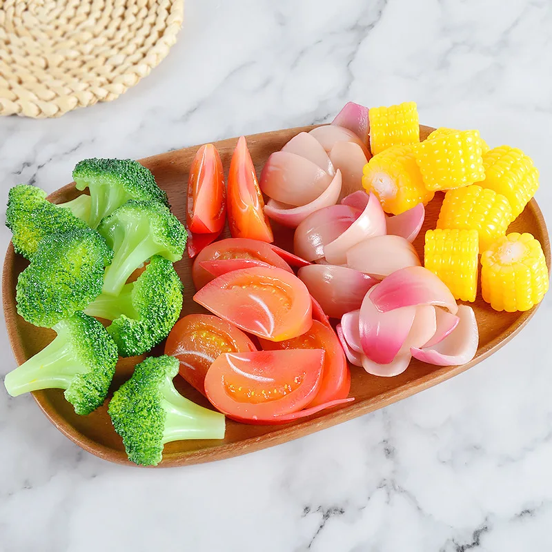 Fake Vegetable Mini Garlic Cloves Tofu Tomatoes Corn Bean Sprouts Model Food Toys Dishes Simulation Photography Props Decoration
Fake Vegetable Mini Garlic Cloves Tofu Tomatoes Corn Bean Sprouts Model Food Toys Dishes Simulation Photography Props Decoration