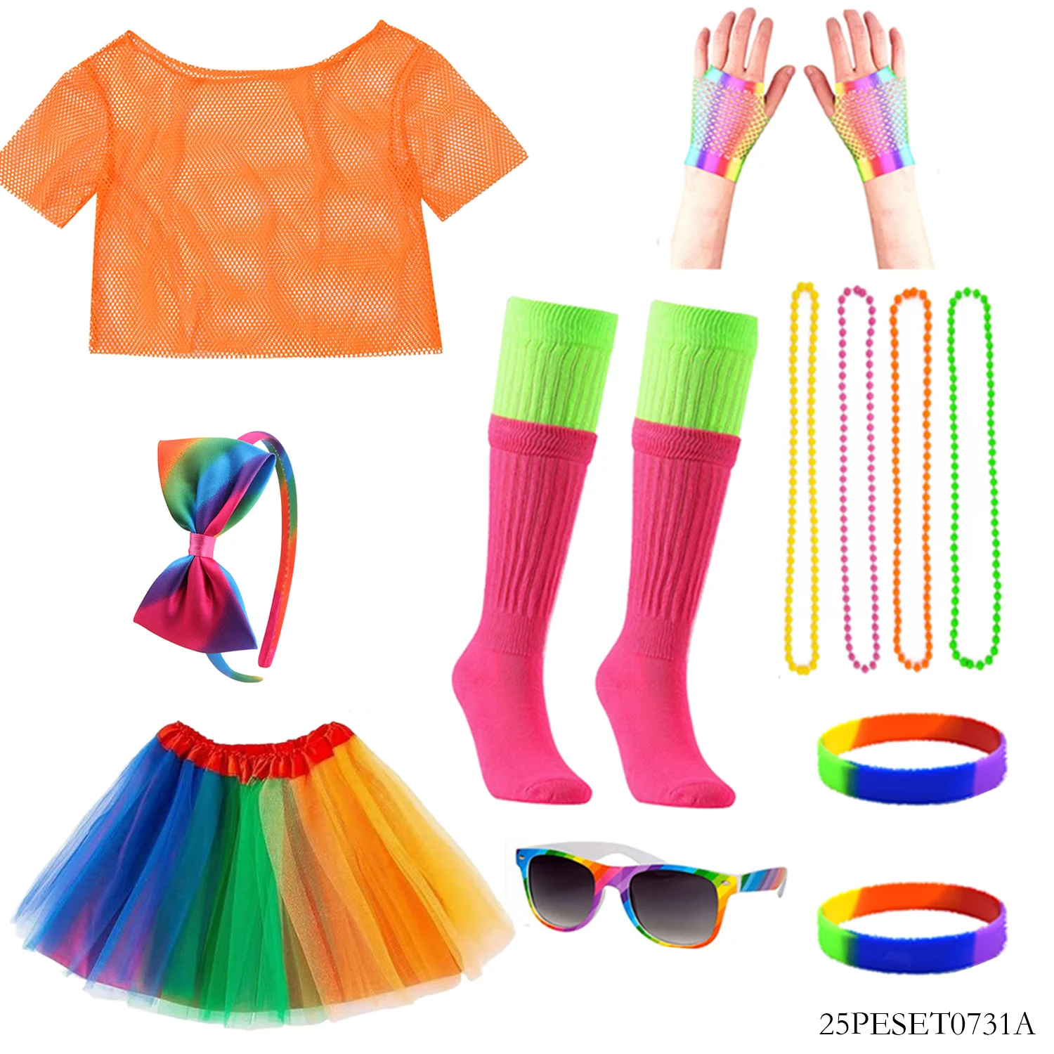 PESENAR 1980st Themed Costume and Outfit Set, Suitable for 1980s Themed Party and Cosplay
PESENAR 1980st Themed Costume and Outfit Set, Suitable for 1980s Themed Party and Cosplay