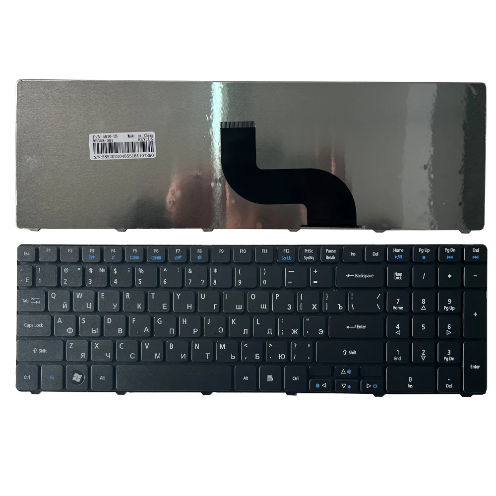 Russian Keyboard For Acer Aspire 7745Z 5736Z NSK-AL10R NSK-AL00R KBI170A164 RU Black
Russian Keyboard For Acer Aspire 7745Z 5736Z NSK-AL10R NSK-AL00R KBI170A164 RU Black