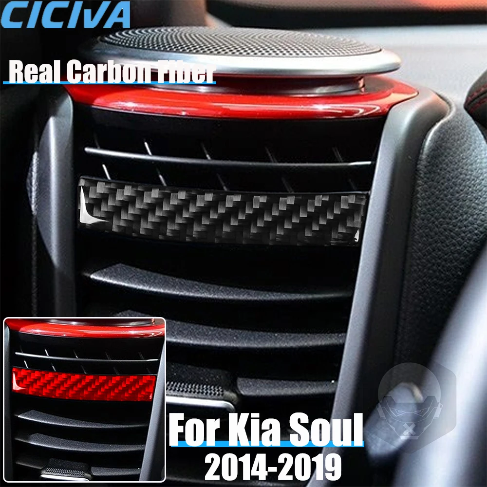 Real Carbon Fiber Car Accessories Dashboard Air Vent Strips Trim Cover Soft Sticker For Kia Soul 2014 2015 2016 2017 2018 2019
Real Carbon Fiber Car Accessories Dashboard Air Vent Strips Trim Cover Soft Sticker For Kia Soul 2014 2015 2016 2017 2018 2019