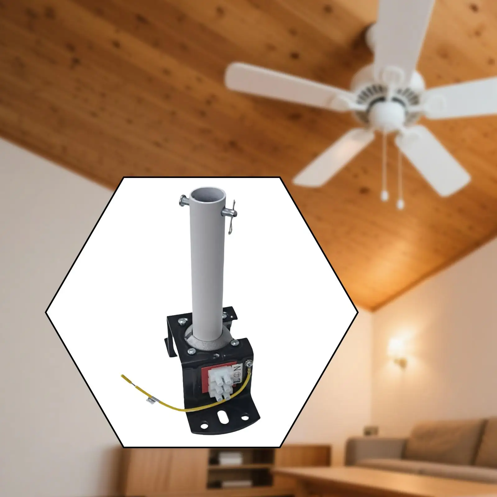 Монтажный кронштейн потолочного вентилятора Кронштейн соборного навеса Металлическое высокопрочное крепление
Монтажный кронштейн потолочного вентилятора Кронштейн соборного навеса Металлическое высокопрочное крепление