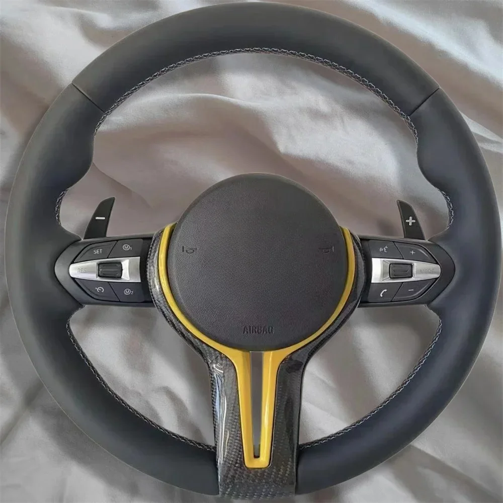 Leather M Sports Steering Wheel For BMW M3 M6 F20 F22 F15 F16 F35 F36 F32 F80 F48 F49 F30 F10 F11 F31 F20 F21 Car Accessories
Leather M Sports Steering Wheel For BMW M3 M6 F20 F22 F15 F16 F35 F36 F32 F80 F48 F49 F30 F10 F11 F31 F20 F21 Car Accessories