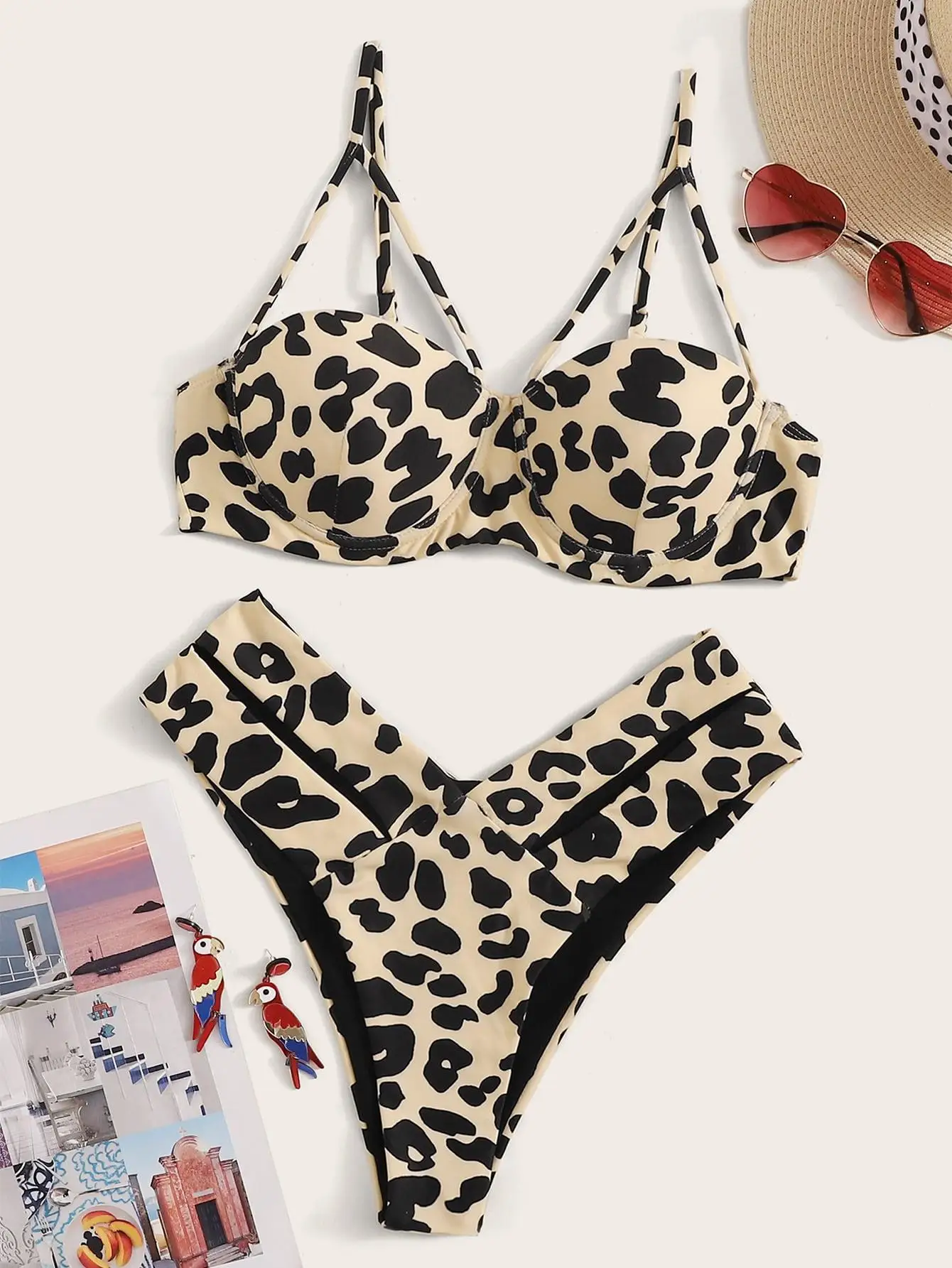 Leopard Push Up Bikini Set Thin Shoulder Strap Women Swimsuit Two Piece Swimwear Bikinis Summer Beach Bathing Suit
Leopard Push Up Bikini Set Thin Shoulder Strap Women Swimsuit Two Piece Swimwear Bikinis Summer Beach Bathing Suit