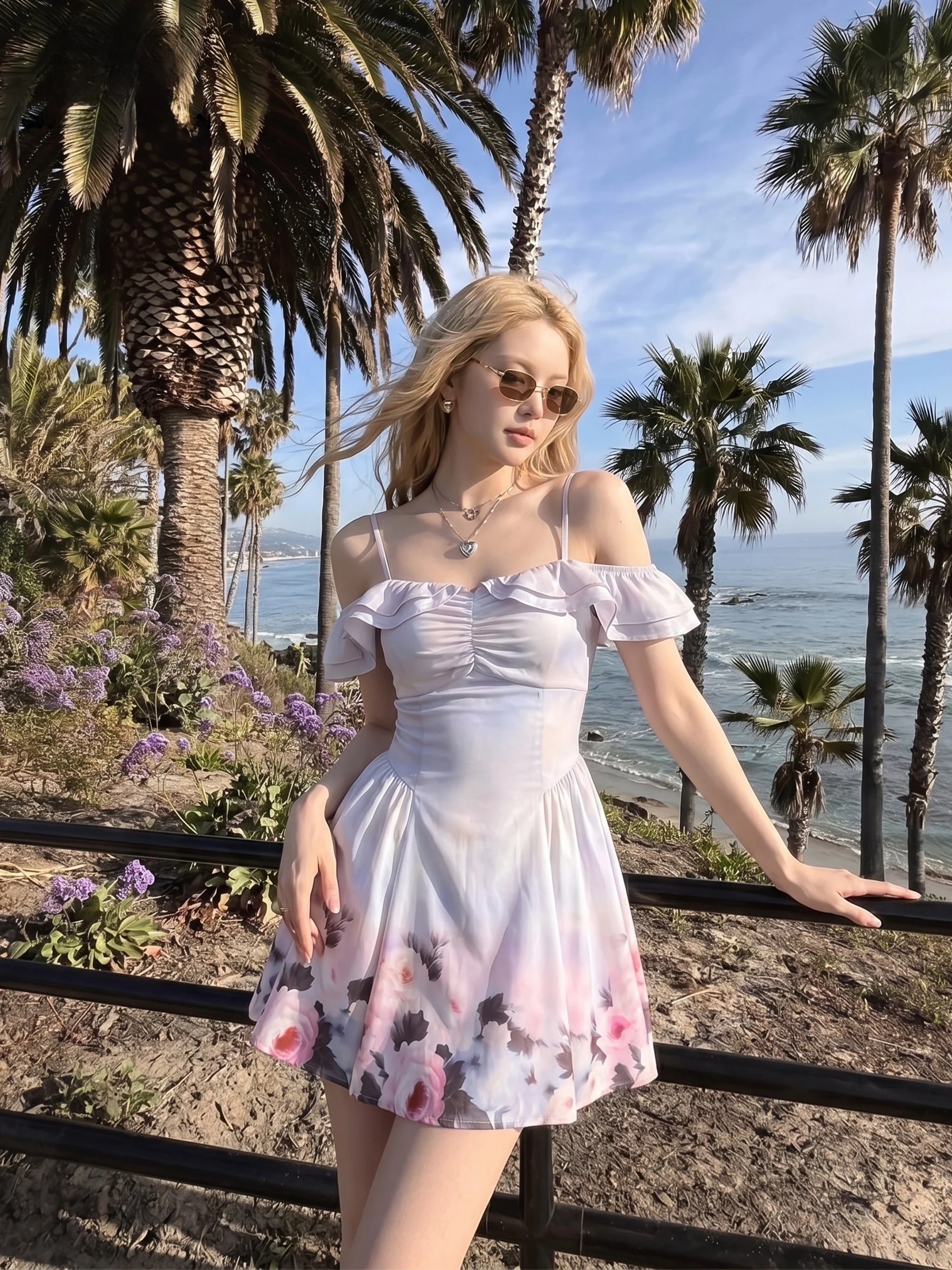 Gentle One-Shoulder Floral Print Dress Women's Summer Slimming Short Skirt Casual Style Gathered Waist Ruffle Sleeveless Dress
Gentle One-Shoulder Floral Print Dress Women's Summer Slimming Short Skirt Casual Style Gathered Waist Ruffle Sleeveless Dress