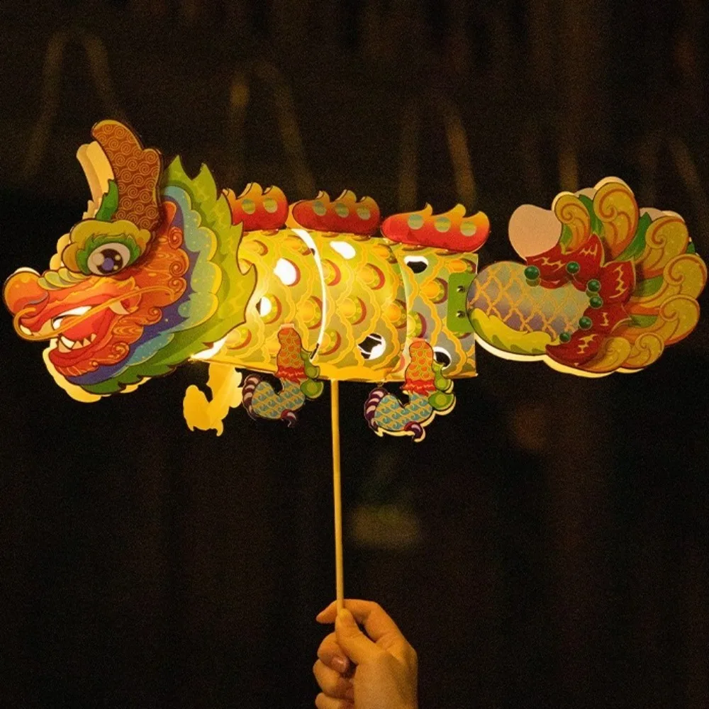 Handmade Dragon Dance Lantern Colorful Traditional Koi Lantern Decorative Paper Children's Handheld Lantern Spring Festival
Handmade Dragon Dance Lantern Colorful Traditional Koi Lantern Decorative Paper Children's Handheld Lantern Spring Festival