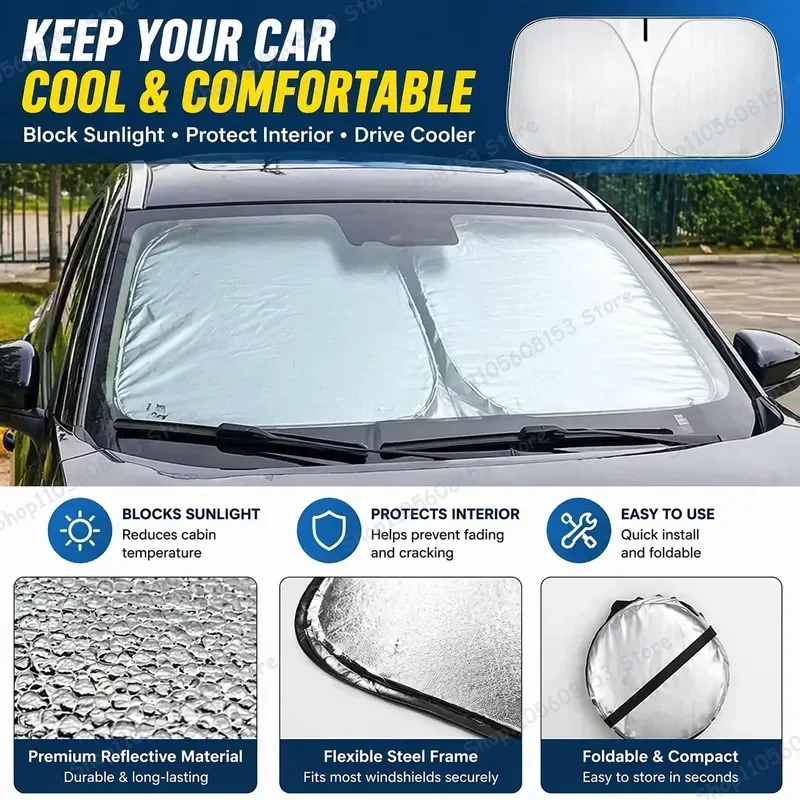 For Chevrolet Malibu Cruze Camaro Equinox Blazer Tahoe Traverse Front Windshield Sun Shade UV Protection Heat Blocking Auto
For Chevrolet Malibu Cruze Camaro Equinox Blazer Tahoe Traverse Front Windshield Sun Shade UV Protection Heat Blocking Auto