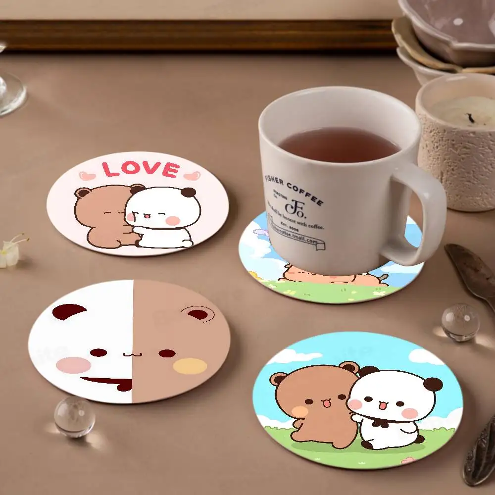 Bear Cartoon Kawaii D-Dudu B-Bubu Themed Wooden Coaster Non-Slip Heat-Resistant Fun Dining Table Decoration Cafe Restaurant Gift
Bear Cartoon Kawaii D-Dudu B-Bubu Themed Wooden Coaster Non-Slip Heat-Resistant Fun Dining Table Decoration Cafe Restaurant Gift