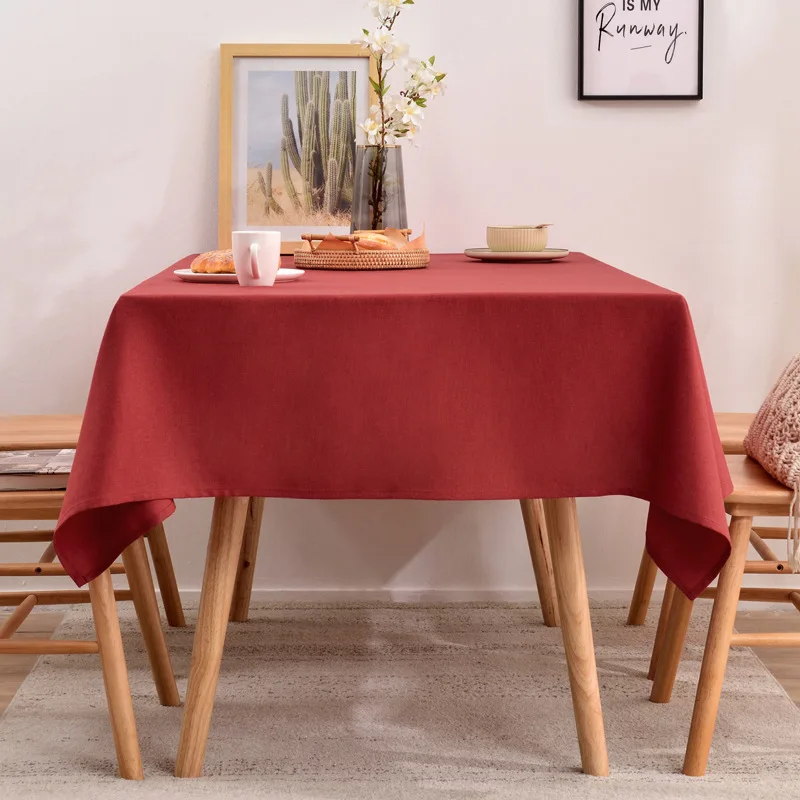 Solid Color Cotton Linen Tablecloth Decorative Table Cloth Rectangular Tablecloths Dining Table Cover Dining Table Decoration
Solid Color Cotton Linen Tablecloth Decorative Table Cloth Rectangular Tablecloths Dining Table Cover Dining Table Decoration