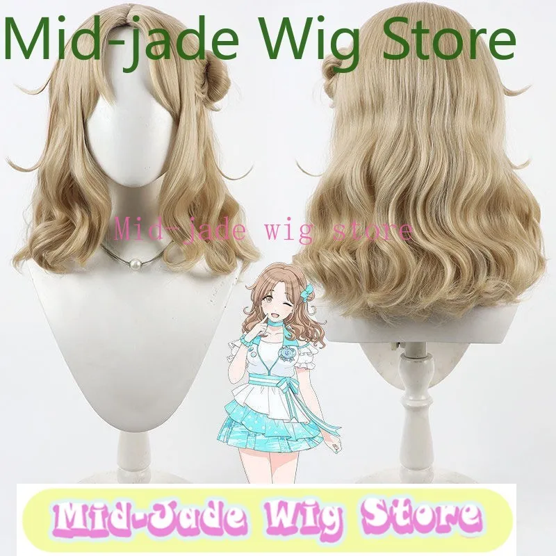 IMAS THE IDOLM@STER SHINY COLORS Hinana Ichikawa Cosplay Wig Light Golden Blonde Medium Wavy Curly Hair Heat Resistant Wigs
IMAS THE IDOLM@STER SHINY COLORS Hinana Ichikawa Cosplay Wig Light Golden Blonde Medium Wavy Curly Hair Heat Resistant Wigs
