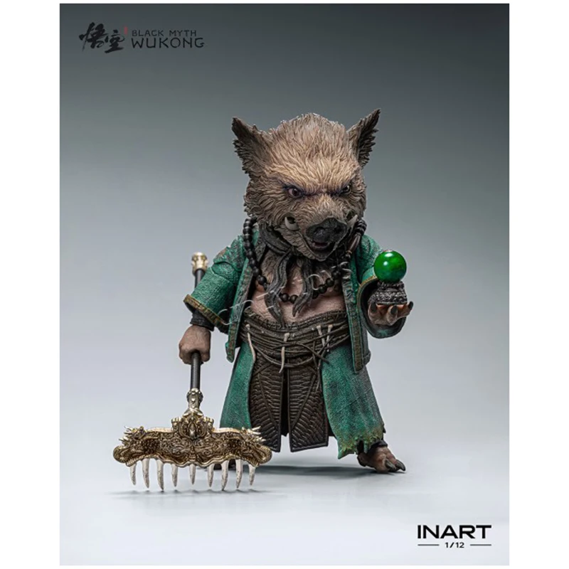 In Stock Original Inart Black Myth Goku Zhu Bajie 1/12 Scale Doll Animation Action Collectible Character Model Toy Gift
In Stock Original Inart Black Myth Goku Zhu Bajie 1/12 Scale Doll Animation Action Collectible Character Model Toy Gift