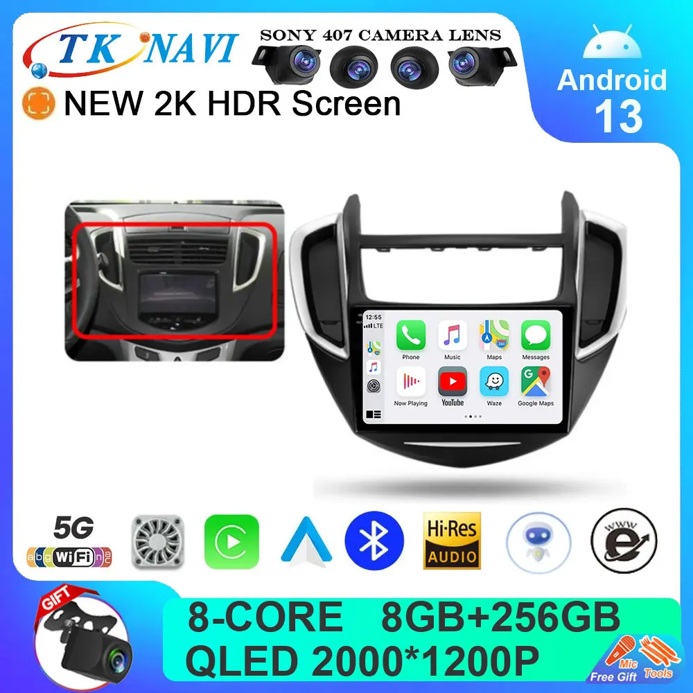 Android 13 Car Radio For Chevrolet Tracker 3 2013 - 2017 Multimedia Video Player Navigation GPS DSP BT WIFI 4G No 2din 2 din dvd
Android 13 Car Radio For Chevrolet Tracker 3 2013 - 2017 Multimedia Video Player Navigation GPS DSP BT WIFI 4G No 2din 2 din dvd