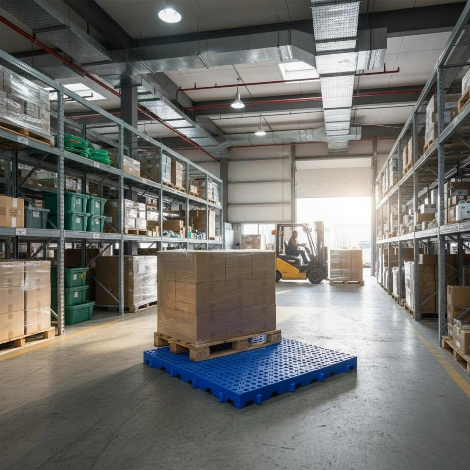 Ventilated Plastic Pallet Board Wear Resistant Connecting Plastic Floor Tile Sturdy Duty Mesh Mat Anti-Slip for Stockroom
Ventilated Plastic Pallet Board Wear Resistant Connecting Plastic Floor Tile Sturdy Duty Mesh Mat Anti-Slip for Stockroom