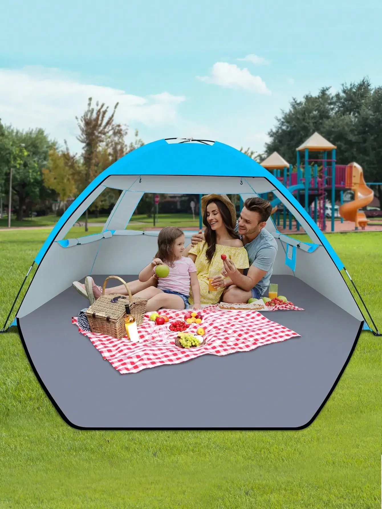 Gorich Beach Tent Sun Shelter, Designed For 3-10 People, With UPF 50+ UV Protection. Lightweight, Easy Setup, And Portable-Perfe
Gorich Beach Tent Sun Shelter, Designed For 3-10 People, With UPF 50+ UV Protection. Lightweight, Easy Setup, And Portable-Perfe