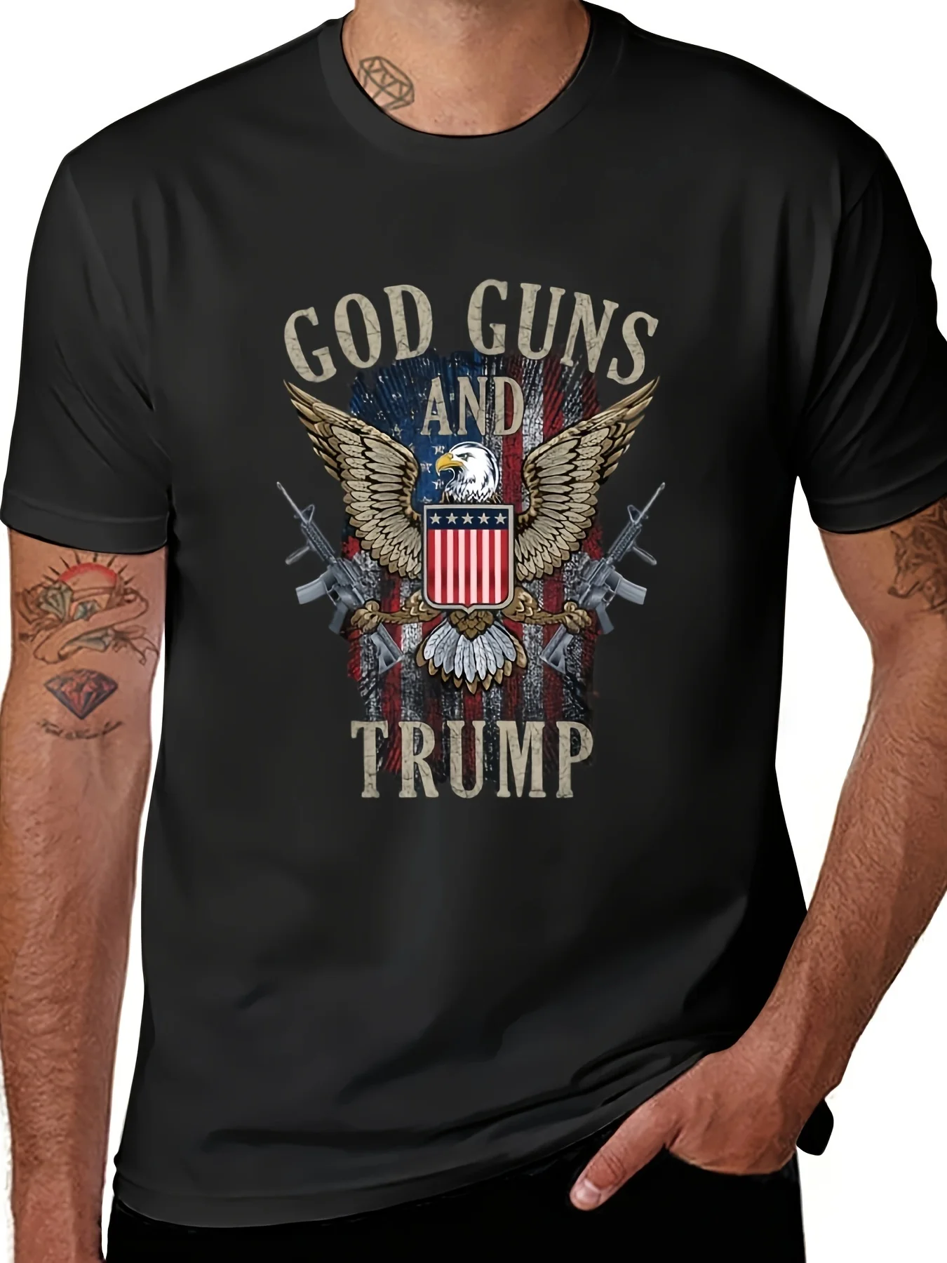 Personalized Pattern Custom Trump 2024 Avatar Presidential Legend T-shirt Happy Men's And Women's Round Neck Exclusive Custom
Personalized Pattern Custom Trump 2024 Avatar Presidential Legend T-shirt Happy Men's And Women's Round Neck Exclusive Custom