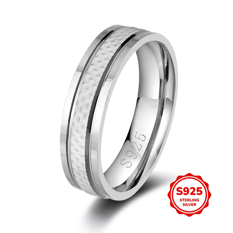 Простое серебряное кольцо S925 с геометрическим рисунком, глянцевое обручальное кольцо, женский подарок на день Святого Валентина, ювелирные изделия для мужчин
Простое серебряное кольцо S925 с геометрическим рисунком, глянцевое обручальное кольцо, женский подарок на день Святого Валентина, ювелирные изделия для мужчин