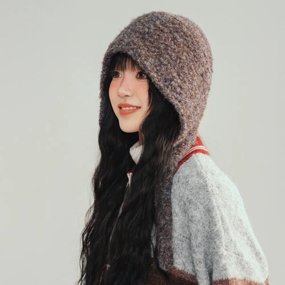 Acrylic Fibers Knitted Hooded Cap Soft Triangular Neck Collar Beanies Cap Ear Protection Korean Style Winter Neckerchief Hat
Acrylic Fibers Knitted Hooded Cap Soft Triangular Neck Collar Beanies Cap Ear Protection Korean Style Winter Neckerchief Hat