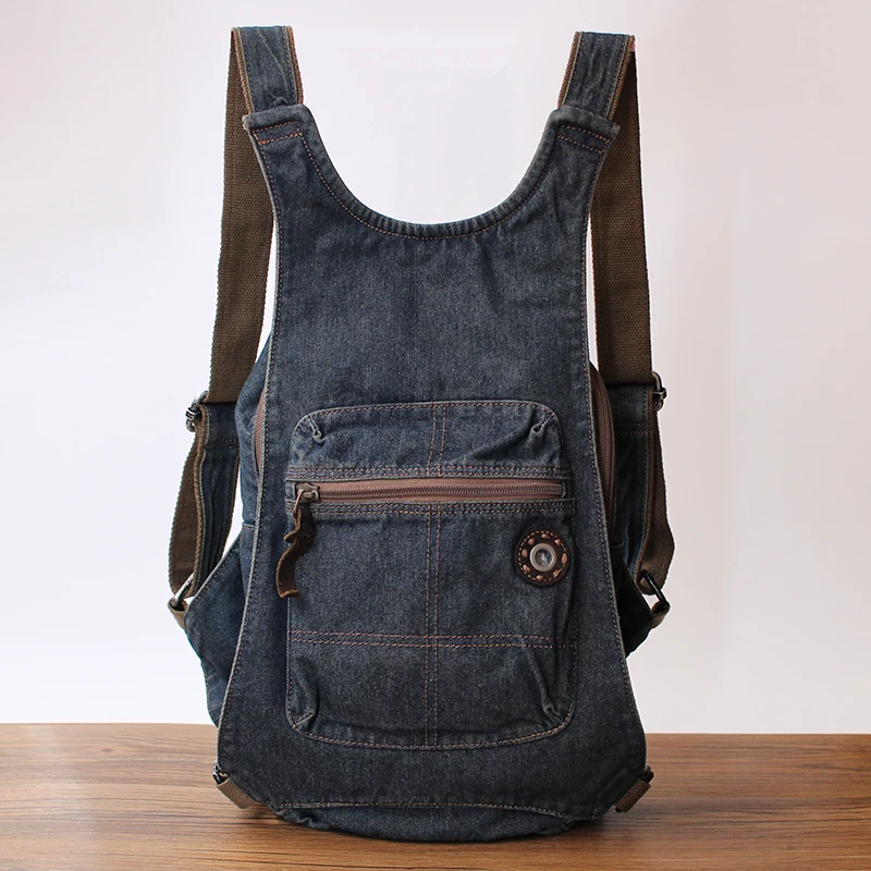 Retro Japanese Denim Double Shoulder Bag Unisex Hiking Climbing Backpack Outdoor Sports Bag Casual Bookbag Trendy
Retro Japanese Denim Double Shoulder Bag Unisex Hiking Climbing Backpack Outdoor Sports Bag Casual Bookbag Trendy