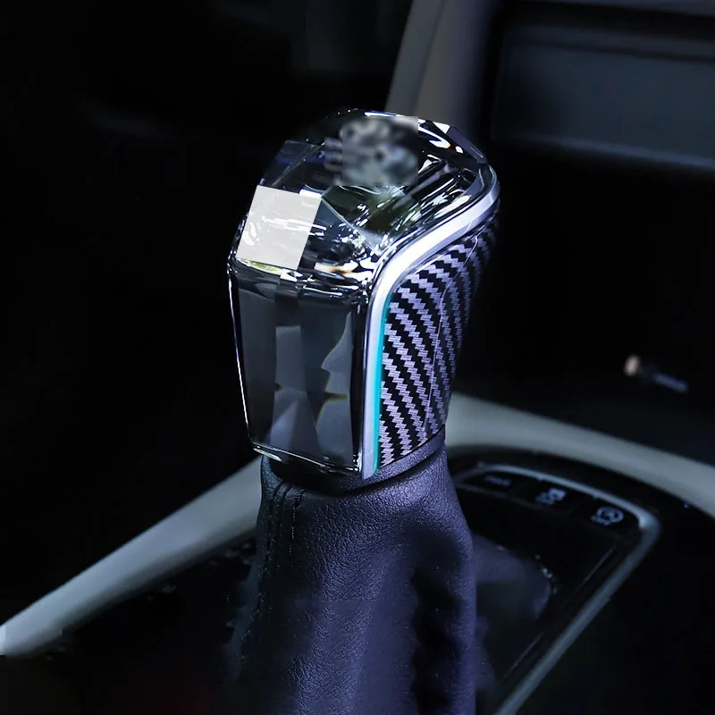 Crystal Handle Gear Shift Knob Head With LED Atmosphere Ambient Light For Toyota Camry Avalon Levin ALLION Frontlander IZOA CHR
Crystal Handle Gear Shift Knob Head With LED Atmosphere Ambient Light For Toyota Camry Avalon Levin ALLION Frontlander IZOA CHR