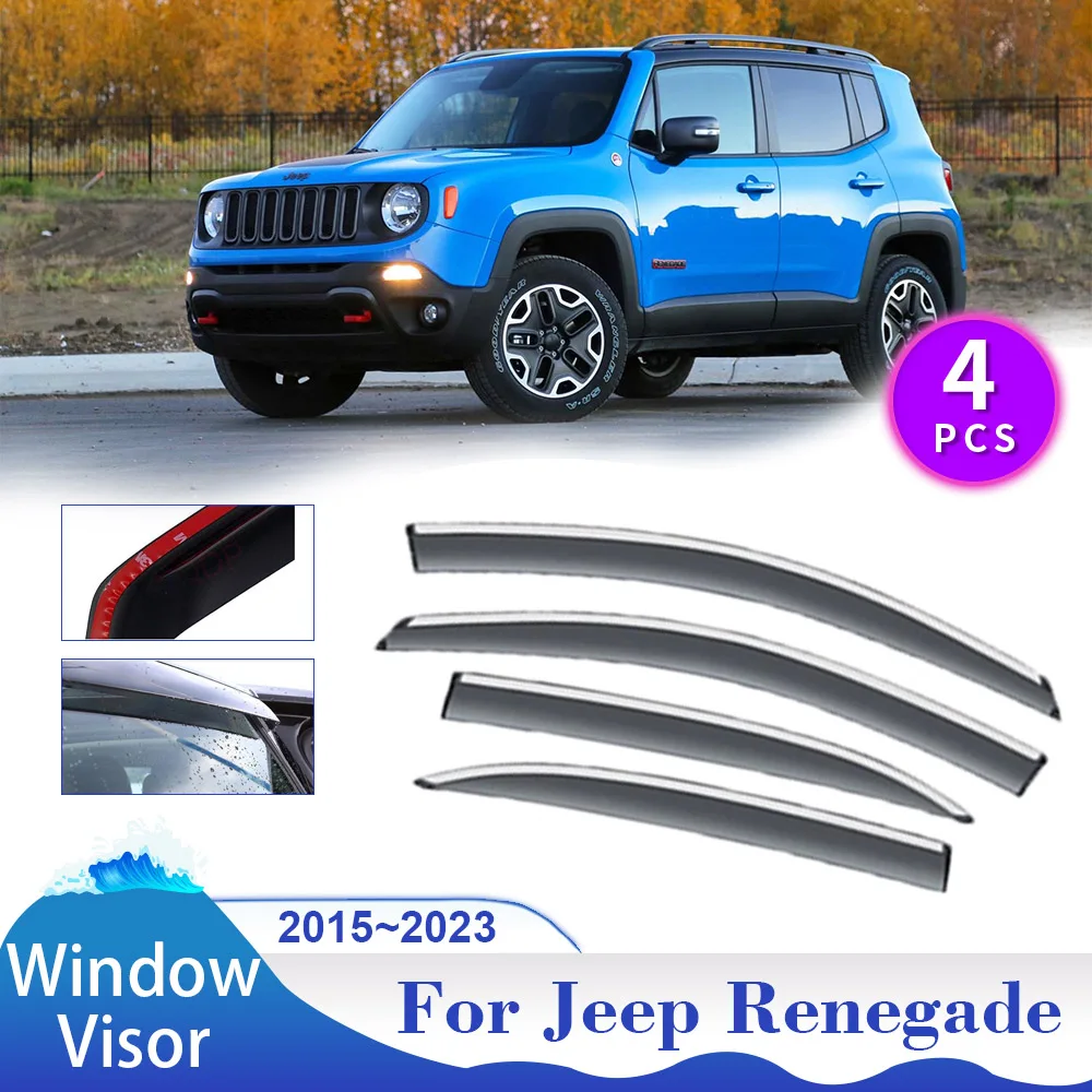 Car Window Visor for Jeep Renegade 2015~2023 Side Sun Rain Guard Deflector Awnings Shelters Vent Smoke Cover Exterior Accessorie
Car Window Visor for Jeep Renegade 2015~2023 Side Sun Rain Guard Deflector Awnings Shelters Vent Smoke Cover Exterior Accessorie