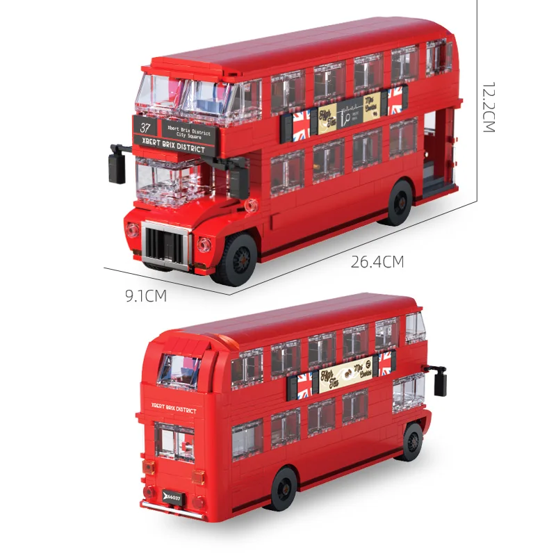 745PCS British Retro Double Decker Bus Building Blocks City Tour Bus Model Bricks Desktop Decoration Toys For Kids Holiday Gifts
745PCS British Retro Double Decker Bus Building Blocks City Tour Bus Model Bricks Desktop Decoration Toys For Kids Holiday Gifts