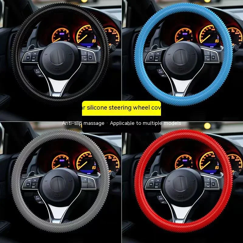 Car silicone steering wheel cover general silicone anti-sweat anti-slip circular D steering wheel cover general
Car silicone steering wheel cover general silicone anti-sweat anti-slip circular D steering wheel cover general