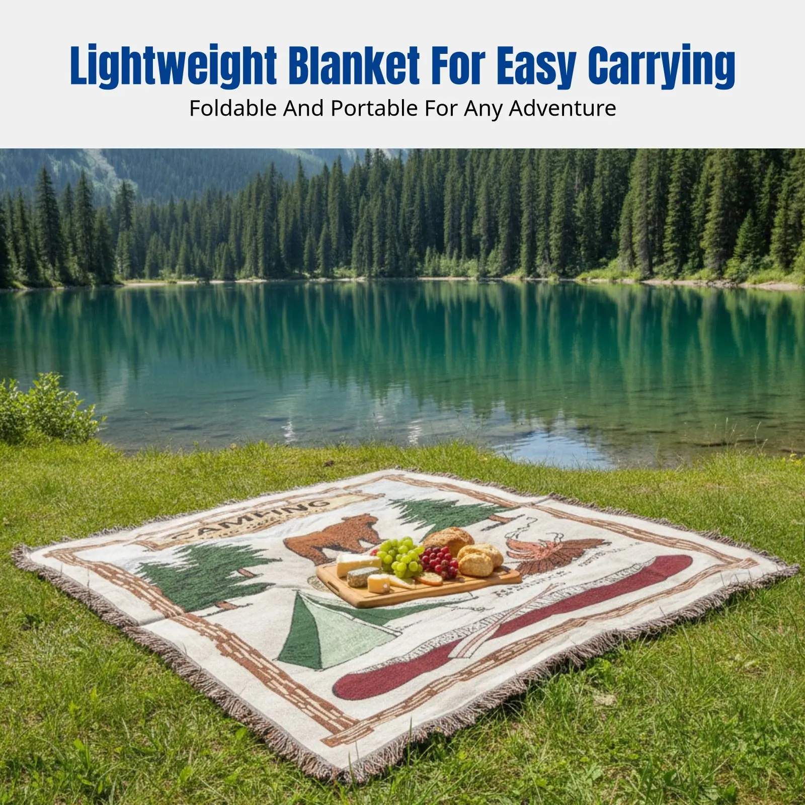 Outdoor camping blanket, Ins style outdoor mat, portable throw, tent ground pad, office, car, sofa blanket
Outdoor camping blanket, Ins style outdoor mat, portable throw, tent ground pad, office, car, sofa blanket