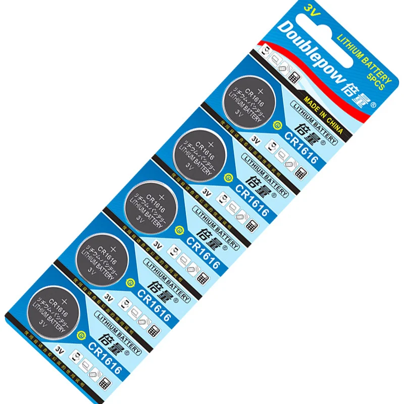 CR1616 3V 50mAh Lithium Button Battery DL1616 BR1616 5021LC LM1616 High Quality for Watches Car Remotes & Electronics
CR1616 3V 50mAh Lithium Button Battery DL1616 BR1616 5021LC LM1616 High Quality for Watches Car Remotes & Electronics