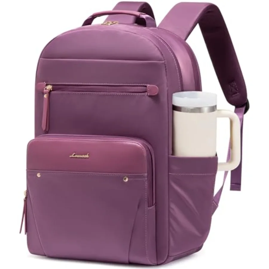 Laptop Backpack for Women with Leather Trim and Tumbler Pockets " Work Backpack Purse Travel Personal Item Bag Carry On Busess
Laptop Backpack for Women with Leather Trim and Tumbler Pockets " Work Backpack Purse Travel Personal Item Bag Carry On Busess