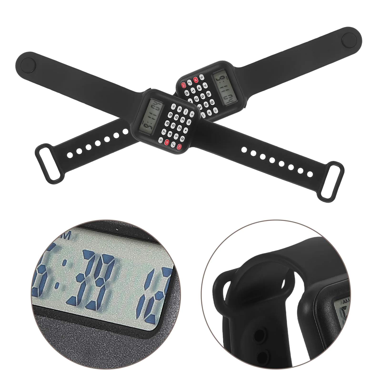 Mini Keychain Calculator Watch Children's Flashlight for Kids Black Pvc Calculators Computer
Mini Keychain Calculator Watch Children's Flashlight for Kids Black Pvc Calculators Computer
