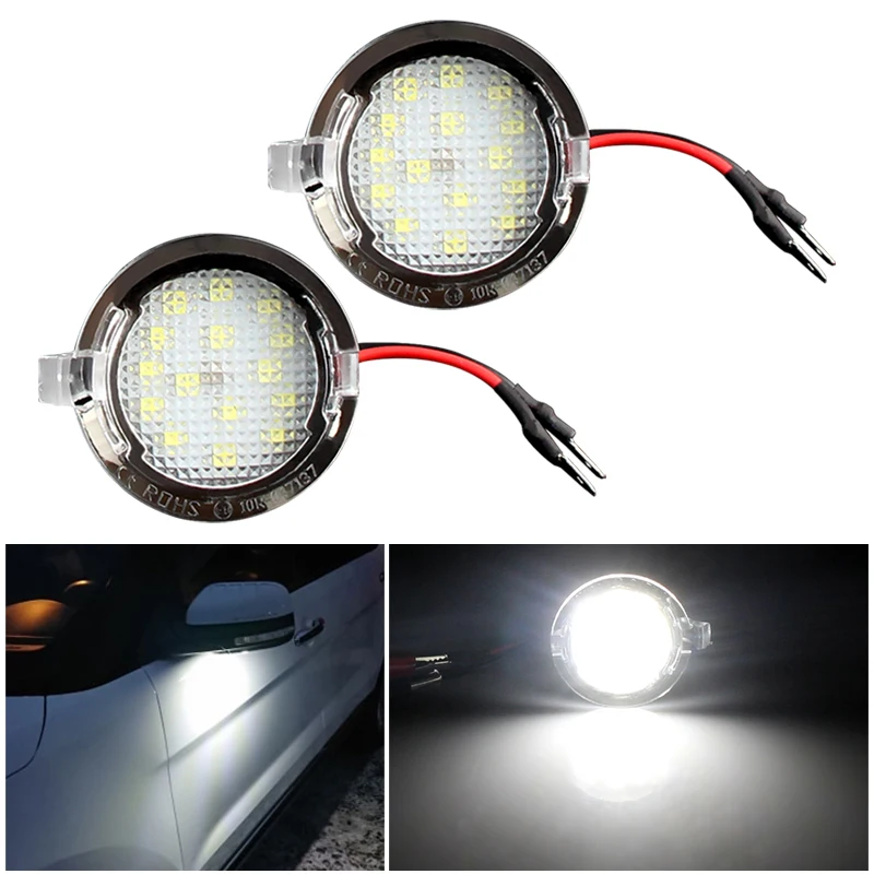 2PCS Side Mirror Puddle Light LED Pathway Lighting White Lamp for Ford Edge Ranger Mondeo Fusion Flex Explorer Taurus Expedition
2PCS Side Mirror Puddle Light LED Pathway Lighting White Lamp for Ford Edge Ranger Mondeo Fusion Flex Explorer Taurus Expedition