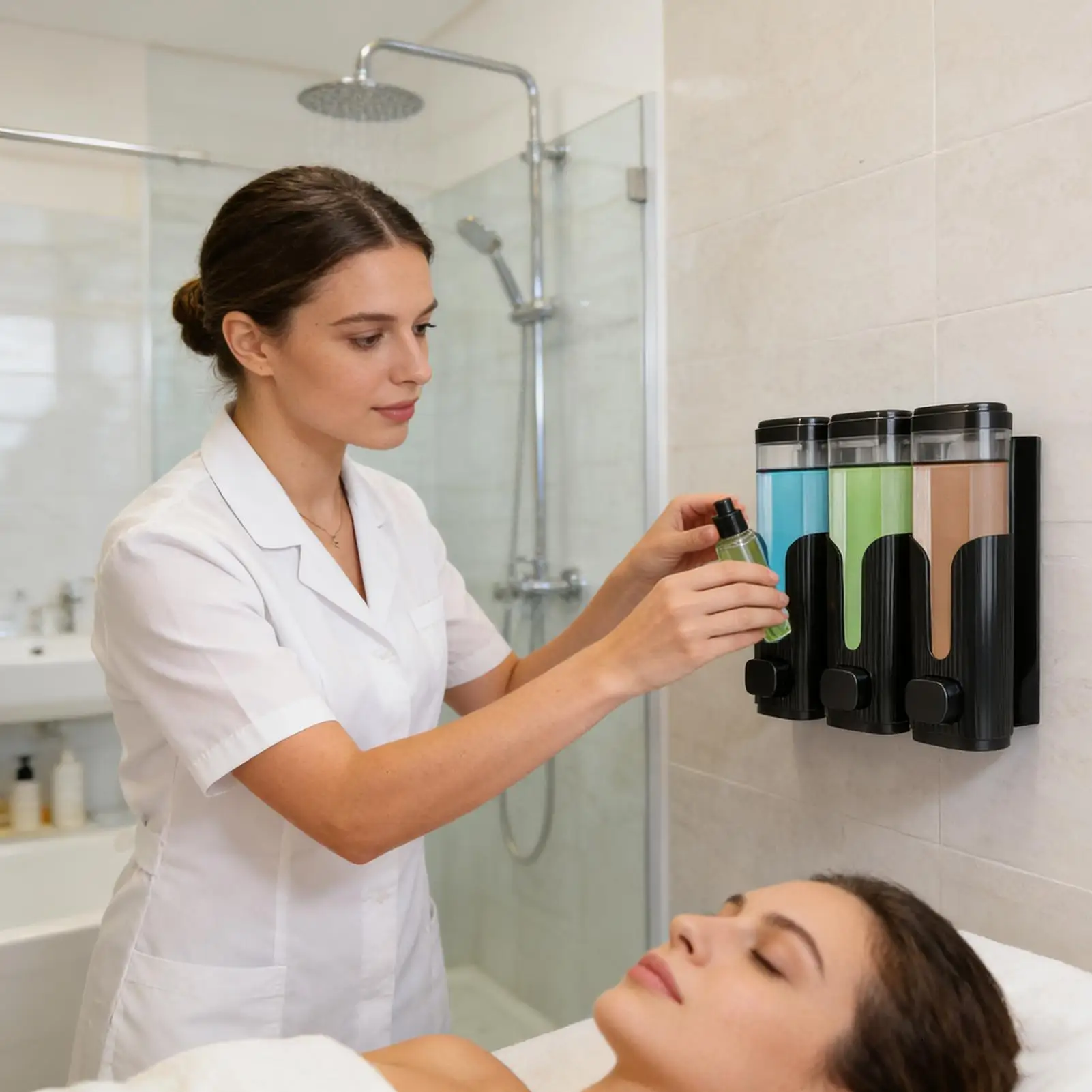 Настенный дозатор мыла, многоразовый ручной, 3 бутылки, герметичный дозатор мыла, настенное крепление для ванной комнаты, для шампуня, кондиционера, жидкости
Настенный дозатор мыла, многоразовый ручной, 3 бутылки, герметичный дозатор мыла, настенное крепление для ванной комнаты, для шампуня, кондиционера, жидкости