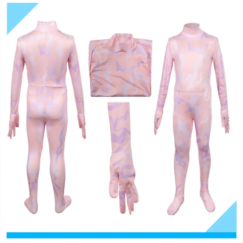 2025 Kids Hunters Zoey Cosplay Costume Demons Fantasia Cartoon Girls Pink Jumpsuit Outfits Halloween Carnival Party Suit
2025 Kids Hunters Zoey Cosplay Costume Demons Fantasia Cartoon Girls Pink Jumpsuit Outfits Halloween Carnival Party Suit