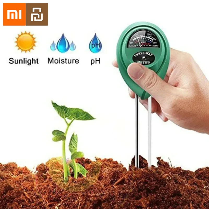 Xiaomi Youpin 3 в 1 почвен, вода, влажность, солнечный свет, PH-метр, кислотность, влажность света, PH-тест, садовые растения, цветы, тестер влажности
Xiaomi Youpin 3 в 1 почвен, вода, влажность, солнечный свет, PH-метр, кислотность, влажность света, PH-тест, садовые растения, цветы, тестер влажности