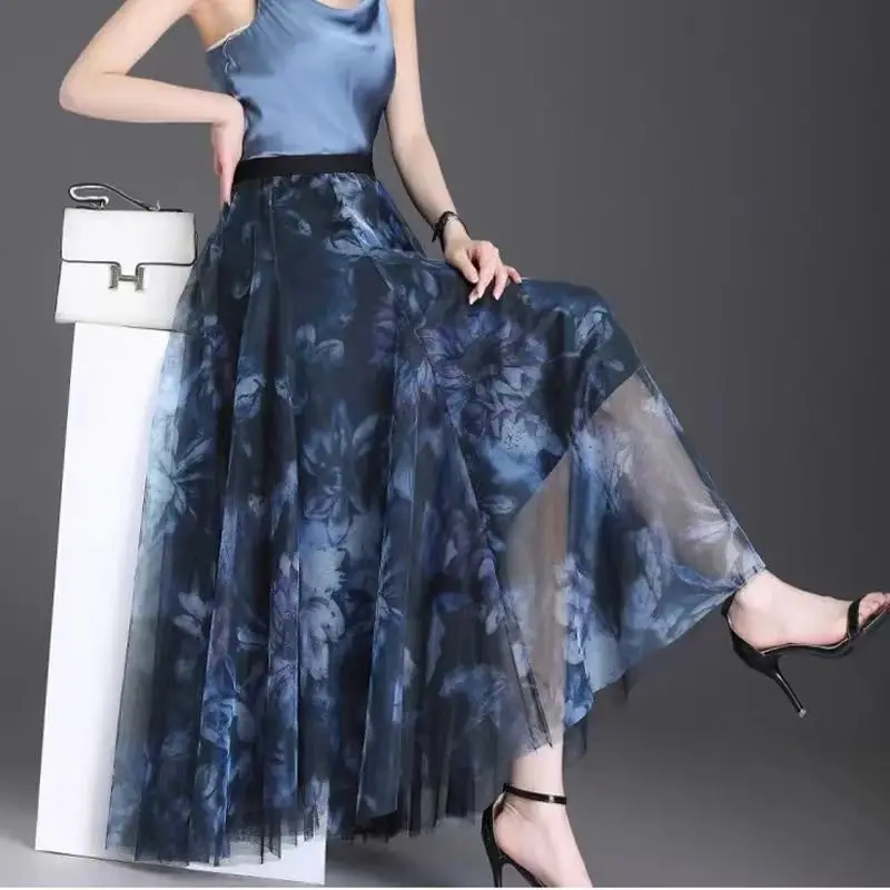 2025 High-waisted Slim Printed A-line Large Hem Skirt with Long Skirt Temperament, Fashionable and High-end
2025 High-waisted Slim Printed A-line Large Hem Skirt with Long Skirt Temperament, Fashionable and High-end