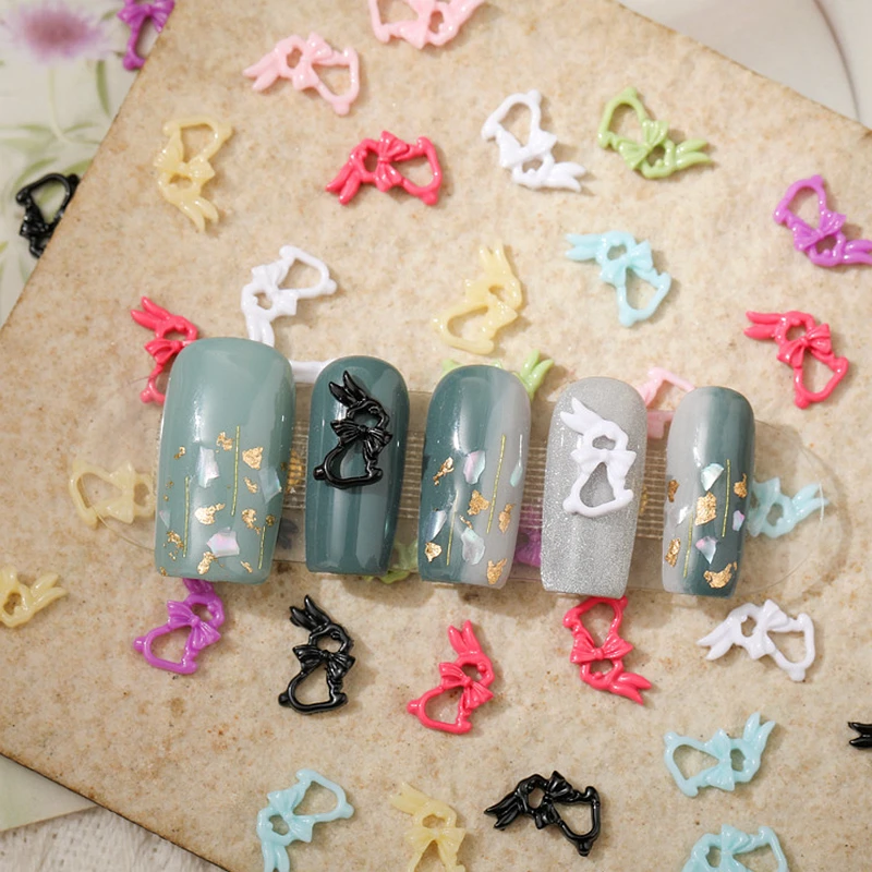 50PCS 3D Hollow Rabbit Nail Charms Kawaii Accessories Parts For Manicure Decor Products Nails Art Decoration Supplies Materail
50PCS 3D Hollow Rabbit Nail Charms Kawaii Accessories Parts For Manicure Decor Products Nails Art Decoration Supplies Materail