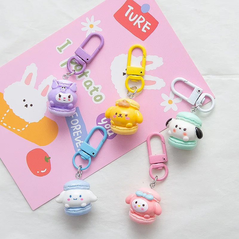 Hello Kitty Keychain Cute Cartoon Macaron Keychain Backpack Accessories Women Supplies Desktop Decoration Student Wholesale
Hello Kitty Keychain Cute Cartoon Macaron Keychain Backpack Accessories Women Supplies Desktop Decoration Student Wholesale