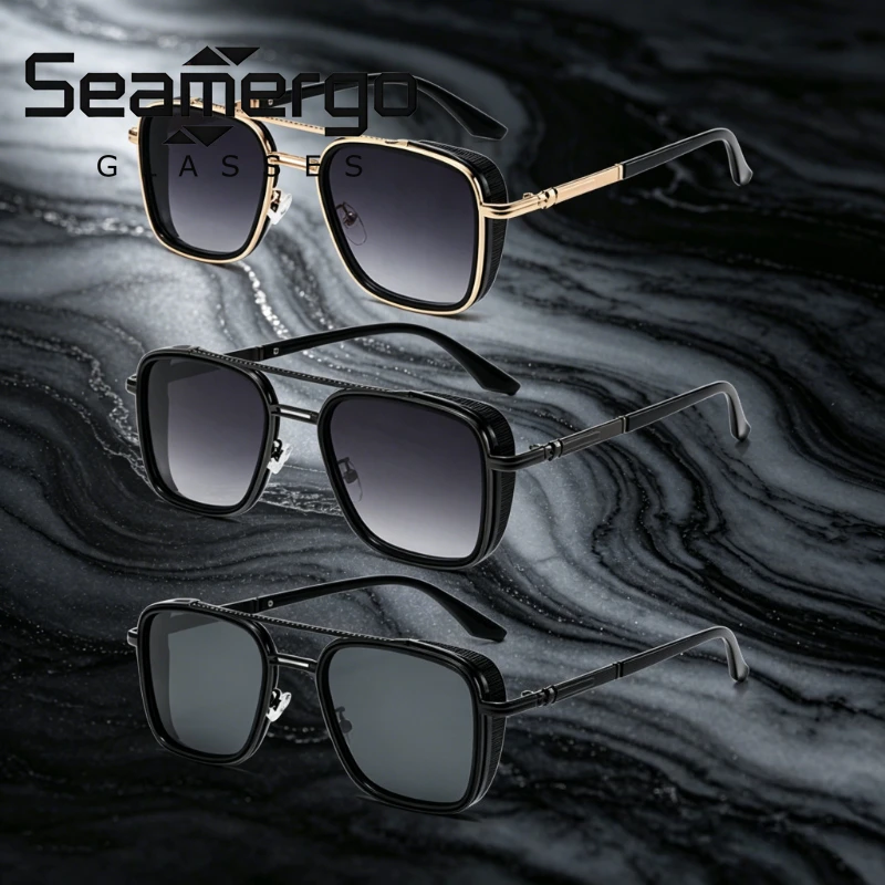 SEAMERGO 1/2/3PCS Metal Retro Oval Frame Cycling Sunglasses Unisex Steampunk Fishing Driving Beach Travel UV Resistant Glasses
SEAMERGO 1/2/3PCS Metal Retro Oval Frame Cycling Sunglasses Unisex Steampunk Fishing Driving Beach Travel UV Resistant Glasses