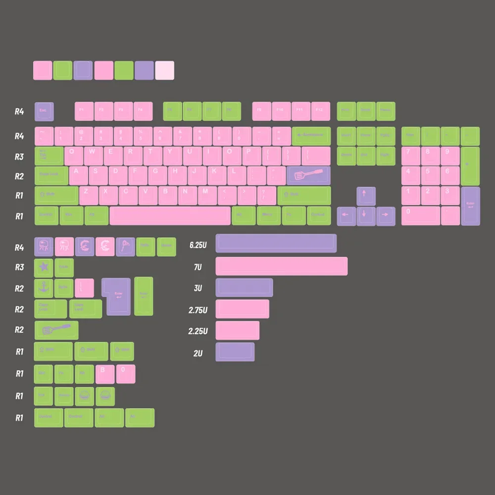 Колпачки для клавиш GMK Star Cherry Profile, 143 клавиш, сублимационная печать, полный набор, индивидуальные колпачки для механической клавиатуры
Колпачки для клавиш GMK Star Cherry Profile, 143 клавиш, сублимационная печать, полный набор, индивидуальные колпачки для механической клавиатуры