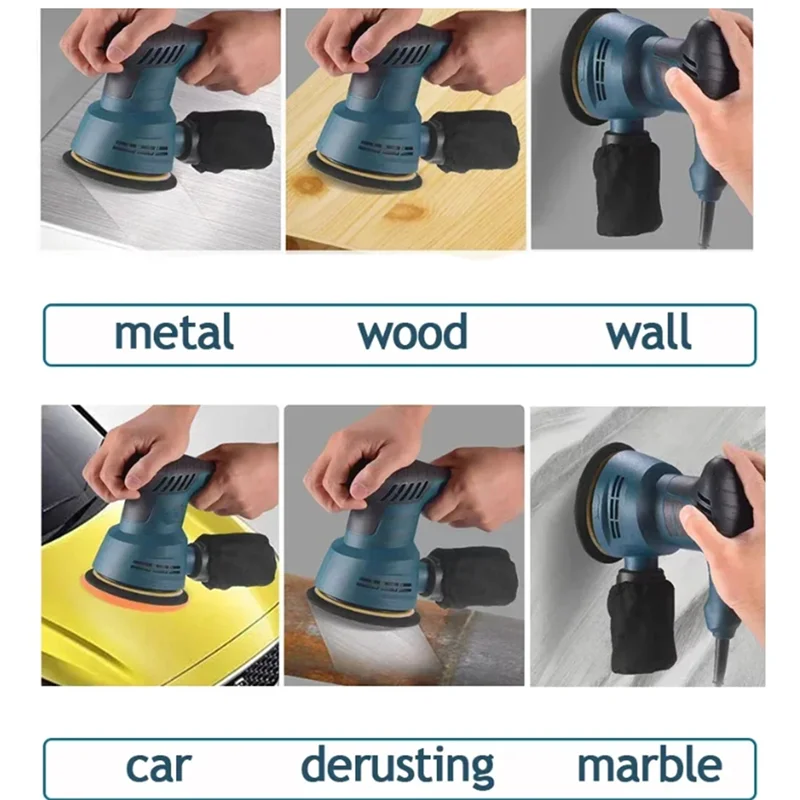 N84R 300W Electric Eccentric Sander,6 Gears Speed Adjustment 5 Inch 125Mm,For Wood Sanding And Car Polishing
N84R 300W Electric Eccentric Sander,6 Gears Speed Adjustment 5 Inch 125Mm,For Wood Sanding And Car Polishing
