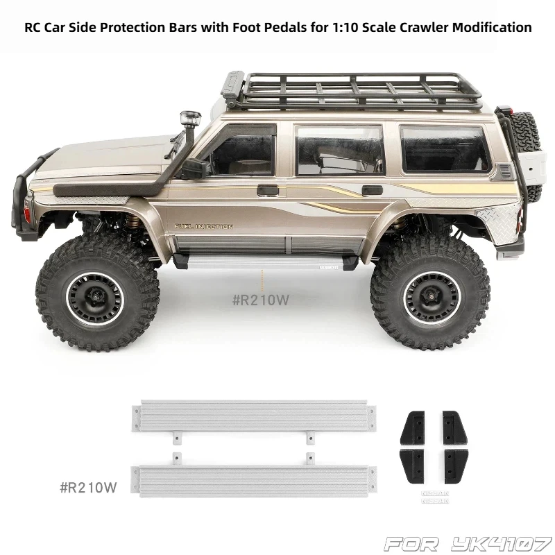 RCDream Rc Side Bar Side Step 1/10 Scale Rc Car Crawler Simulation Upgrade Modification Parts For Yk4107 Nissan Patrol
RCDream Rc Side Bar Side Step 1/10 Scale Rc Car Crawler Simulation Upgrade Modification Parts For Yk4107 Nissan Patrol